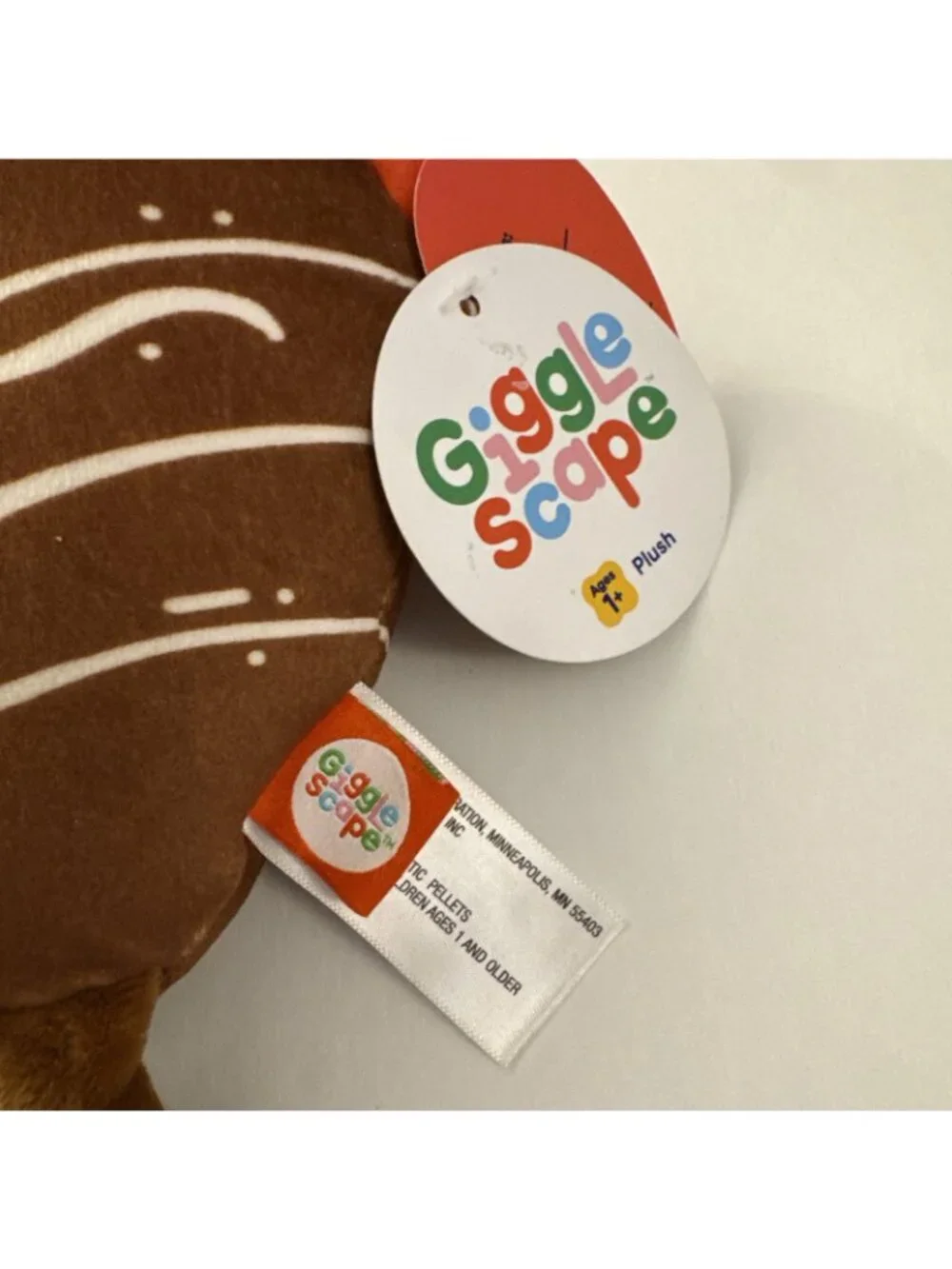 2024 Target Giggle Scape Chocolate Covered Strawberry Fruit Plush New OC19